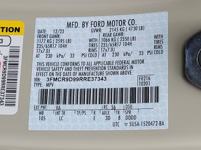 Certified 2024 Ford Bronco Sport Badlands image 20