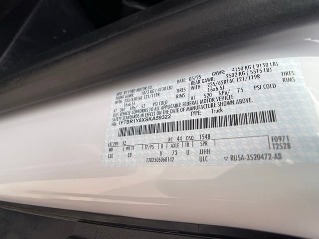 Certified 2025 Ford Transit 250 Low Roof w/ Exterior Upgrade Package RWD image 34