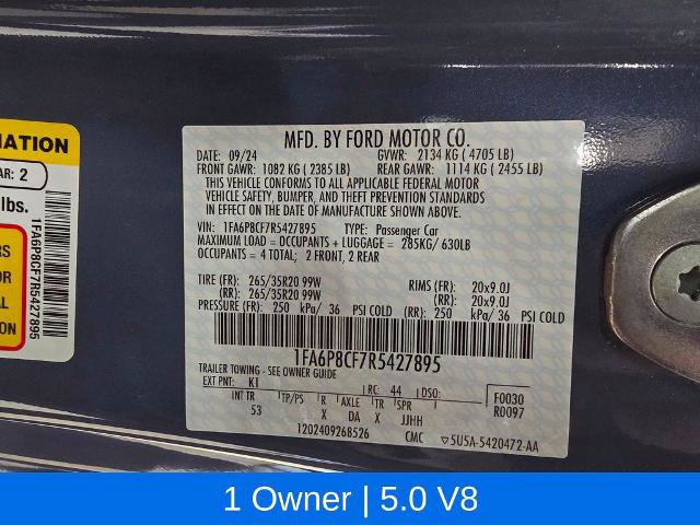 Certified 2024 Ford Mustang GT Premium RWD image 27