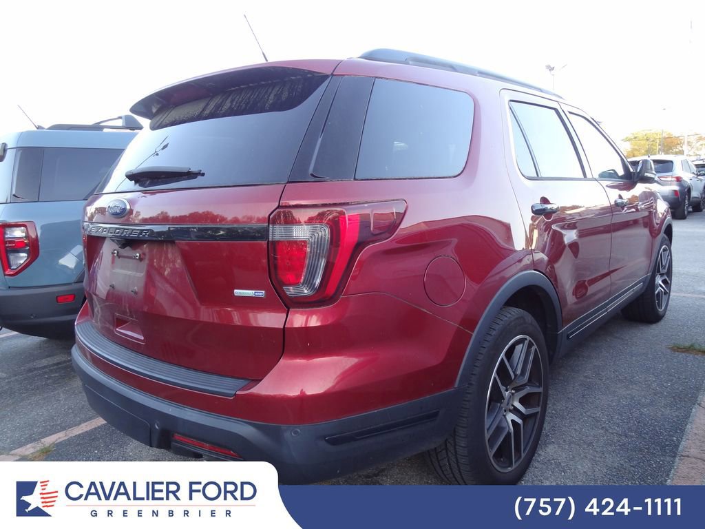 Certified 2019 Ford Explorer Sport w/ Equipment Group 401A AWD/4WD image 2