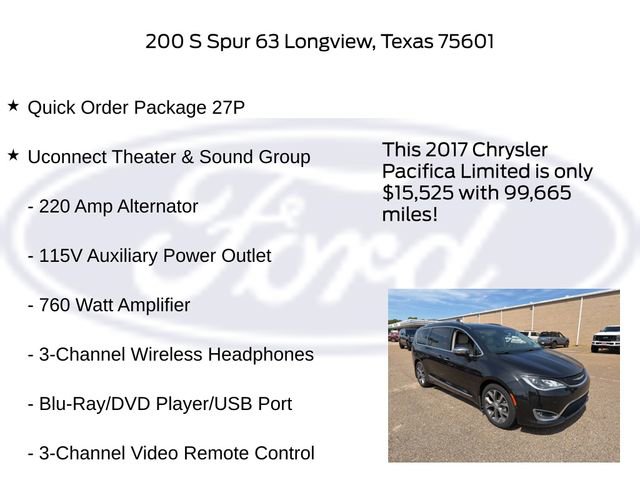 Used 2017 Chrysler Pacifica Limited FWD image 5