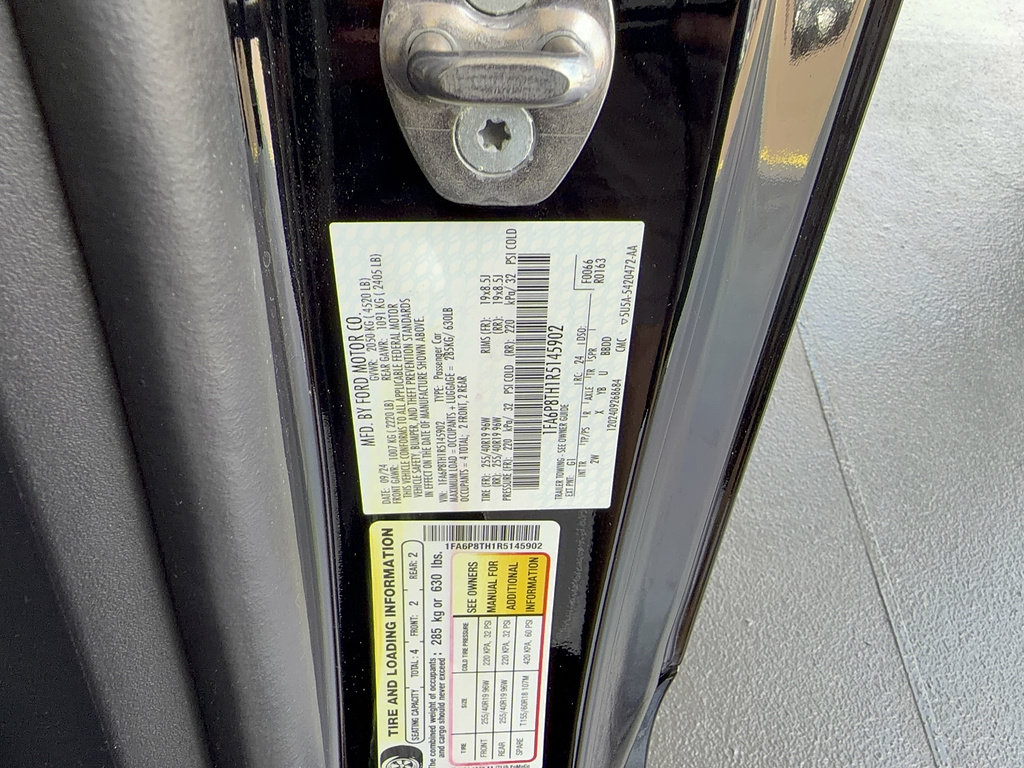 Certified 2024 Ford Mustang Coupe RWD image 30
