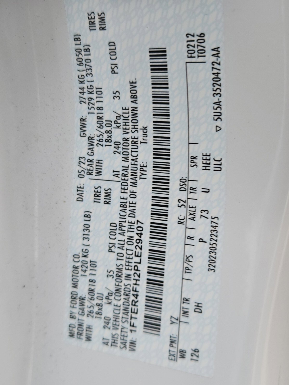 Certified 2023 Ford Ranger Lariat w/ FX4 Off-Road Package image 33