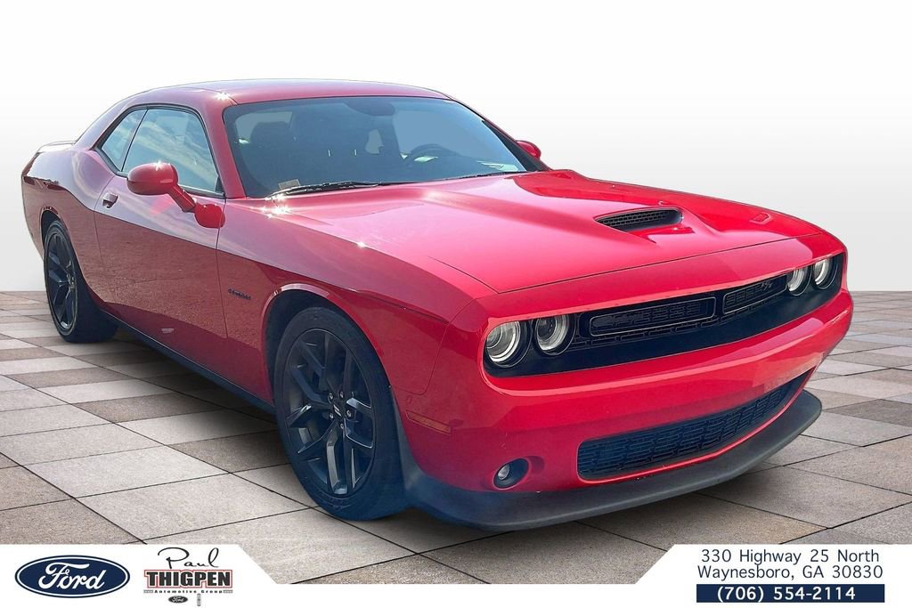 Used 2022 Dodge Challenger R/T w/ Blacktop Package RWD image 1