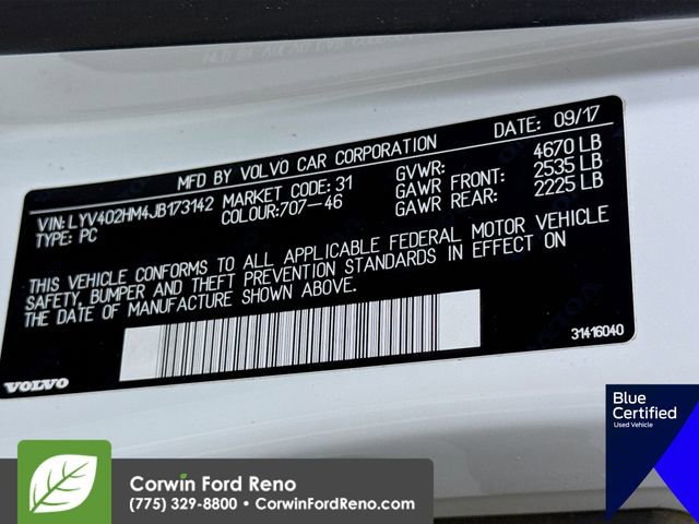 Used 2018 Volvo S60 T5 Inscription Platinum FWD image 37