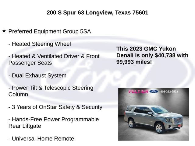 Used 2023 GMC Yukon Denali w/ Max Trailering Package RWD image 15