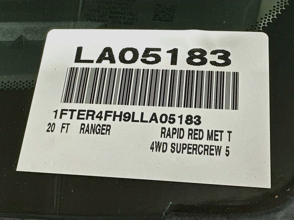Certified 2020 Ford Ranger Lariat w/ Technology Package AWD/4WD image 23