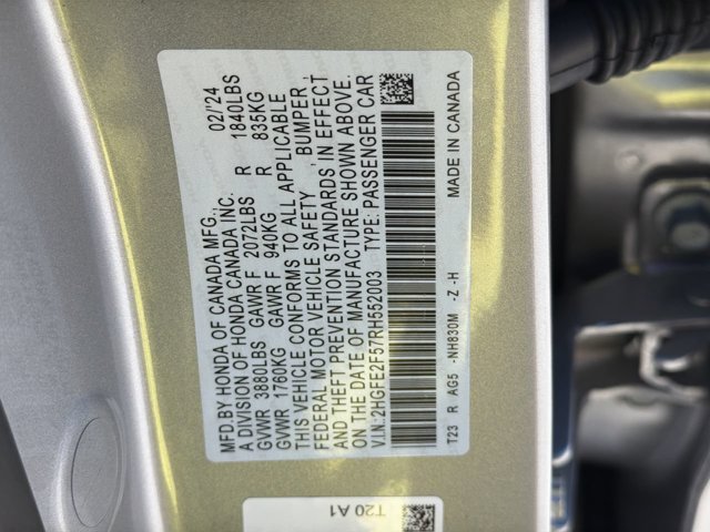 Used 2024 Honda Civic Sport image 33