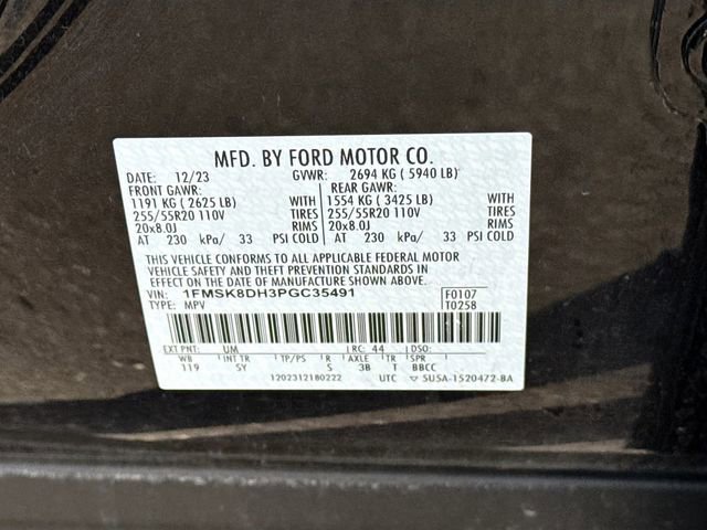 Certified 2023 Ford Explorer XLT w/ Equipment Group 202A image 36