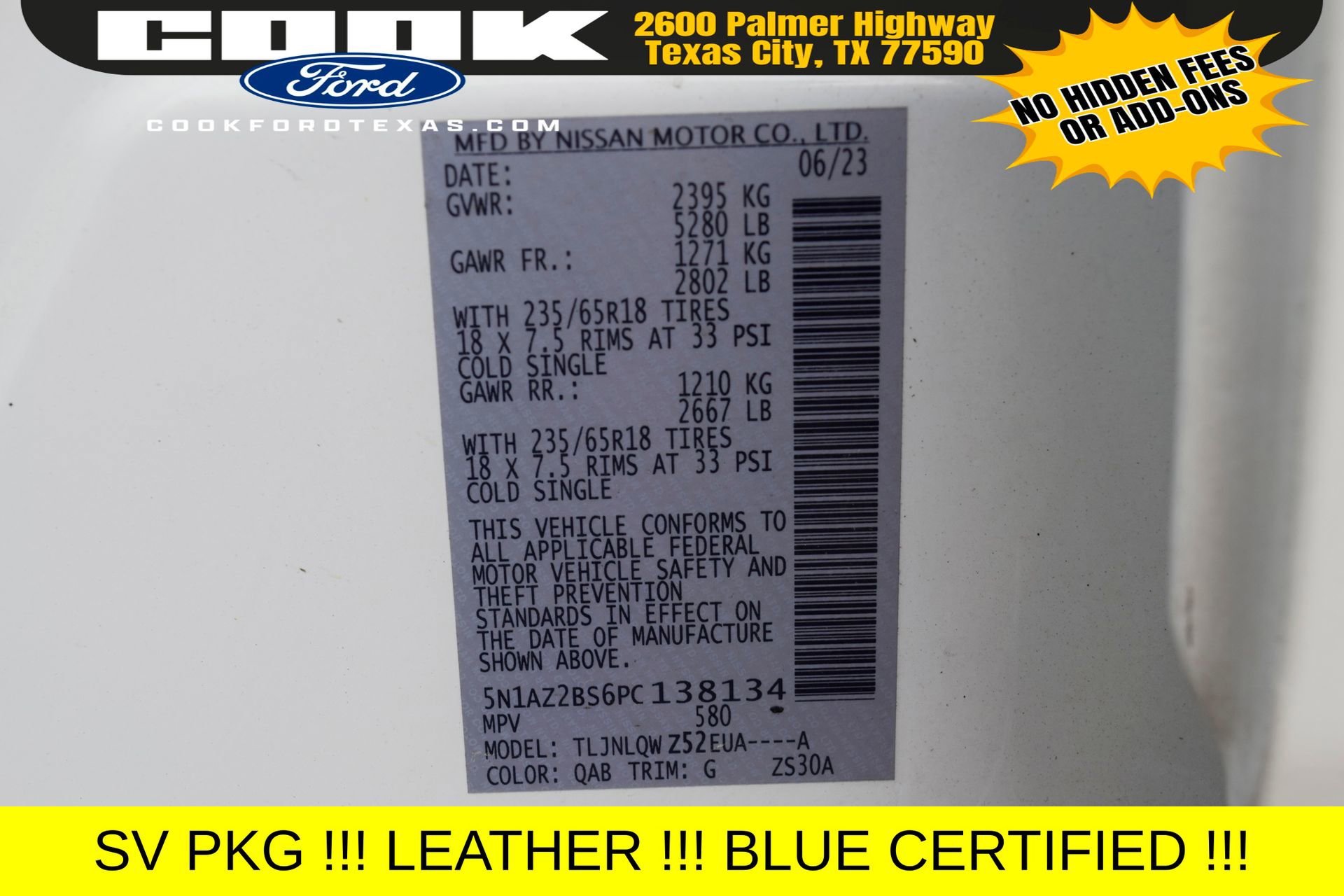 Used 2023 Nissan Murano SV image 26