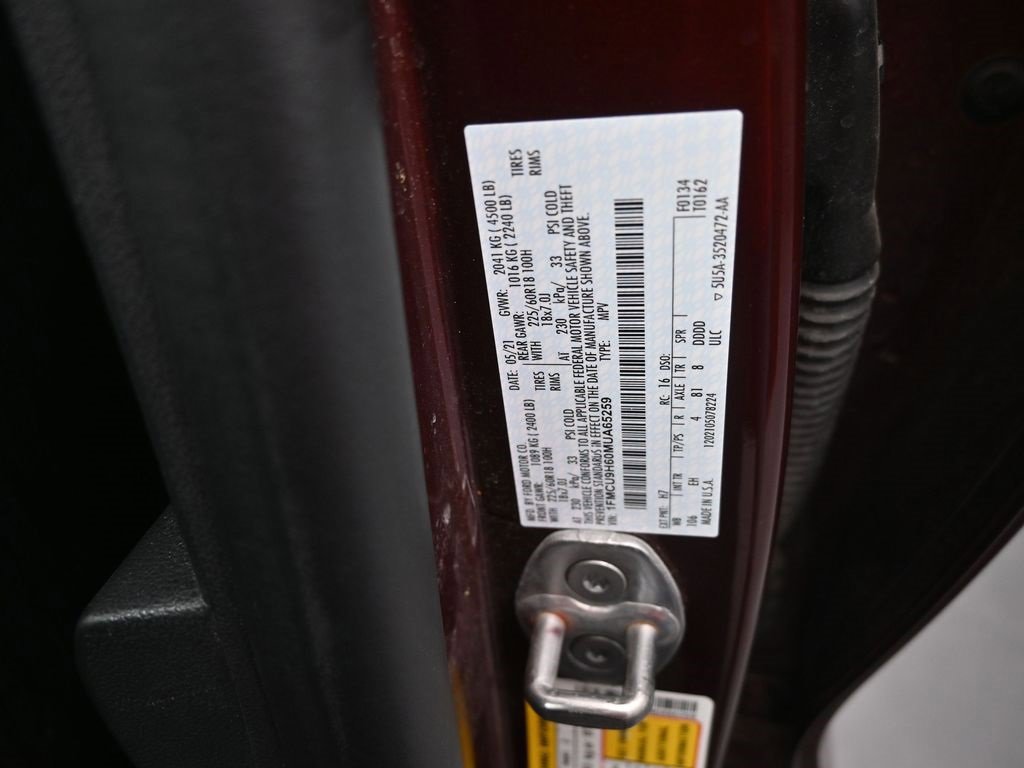 Certified 2021 Ford Escape SEL image 24