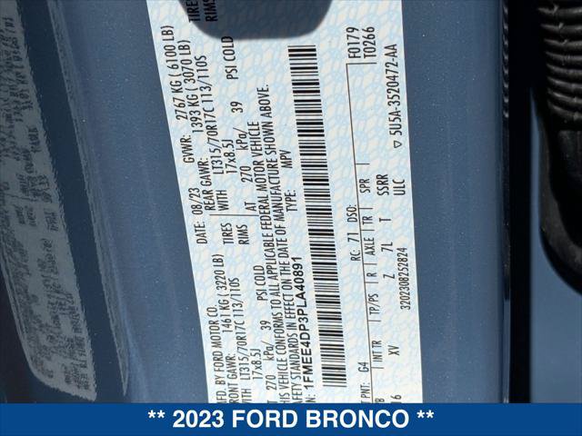 Certified 2023 Ford Bronco Heritage Edition AWD/4WD image 24