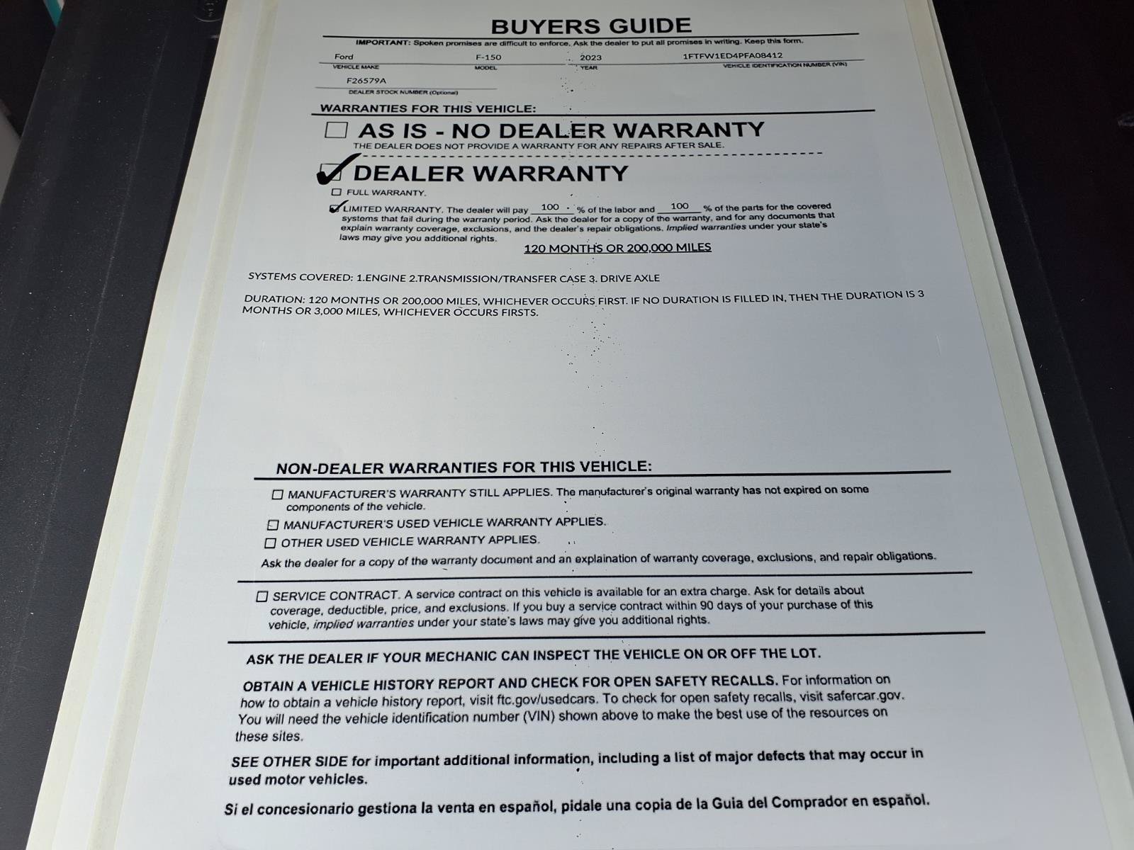 Certified 2023 Ford F150 Platinum w/ Equipment Group 701A High AWD/4WD image 28