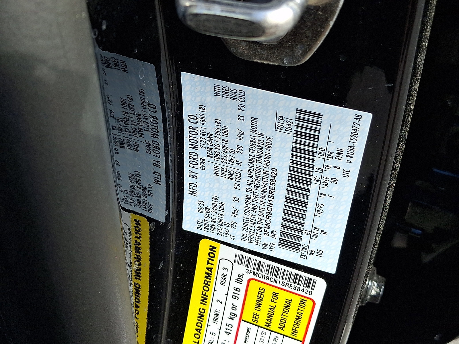 Certified 2025 Ford Bronco Sport Outer Banks w/ Outer Banks Tech Package+ AWD/4WD image 28