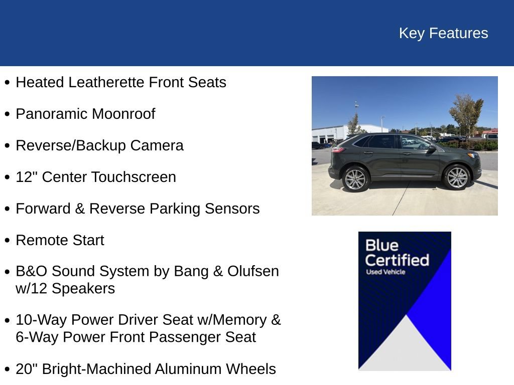 Certified 2024 Ford Edge Titanium AWD/4WD image 33