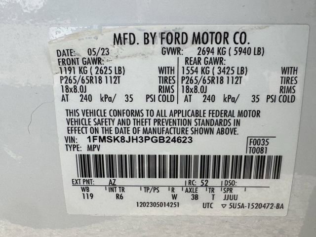 Certified 2023 Ford Explorer Timberline w/ Timberline Technology Package image 33