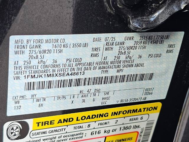 Certified 2025 Ford Expedition Max Platinum AWD/4WD image 34