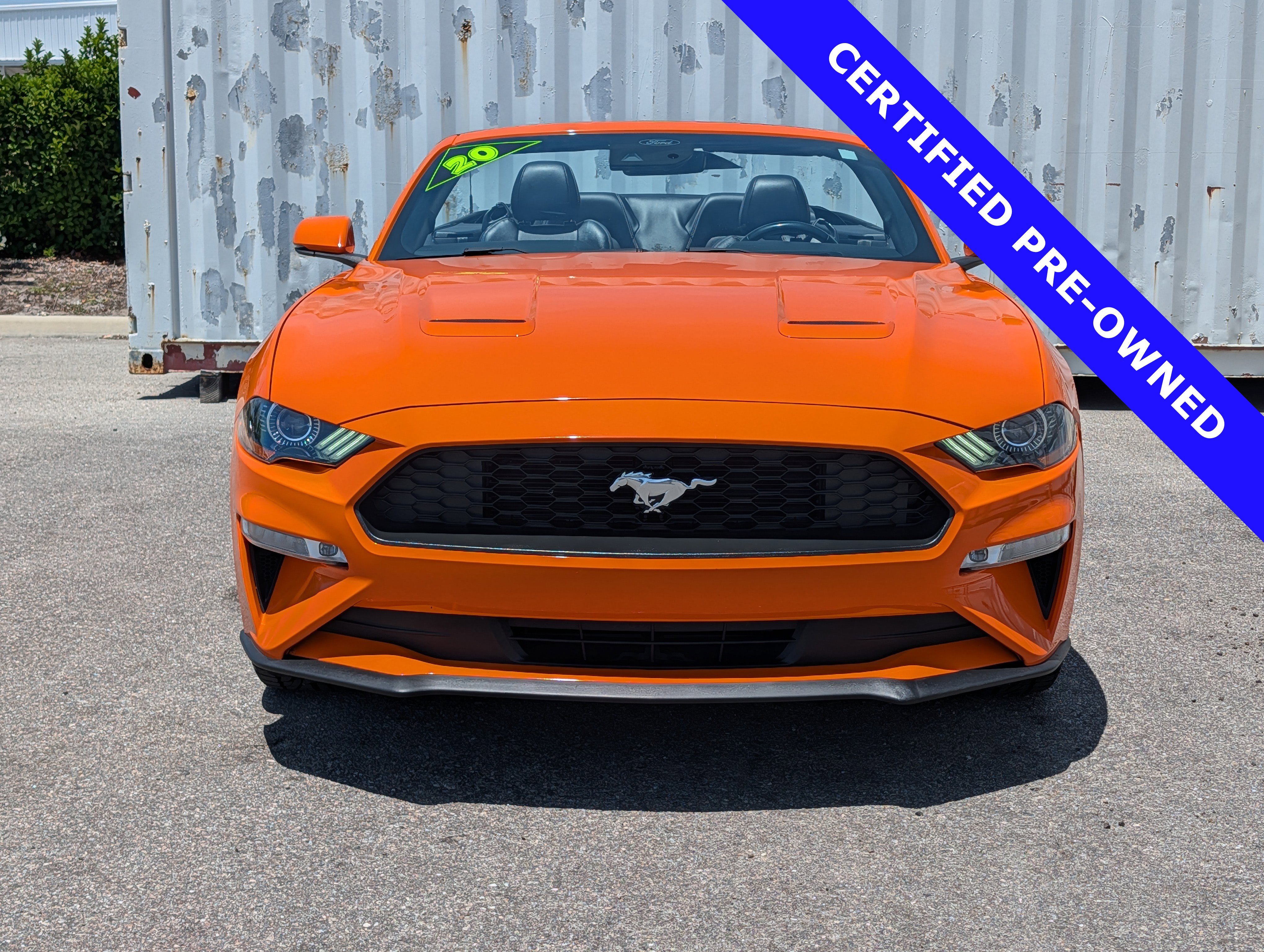 Certified 2020 Ford Mustang Premium w/ Ford Safe & Smart Package RWD image 8