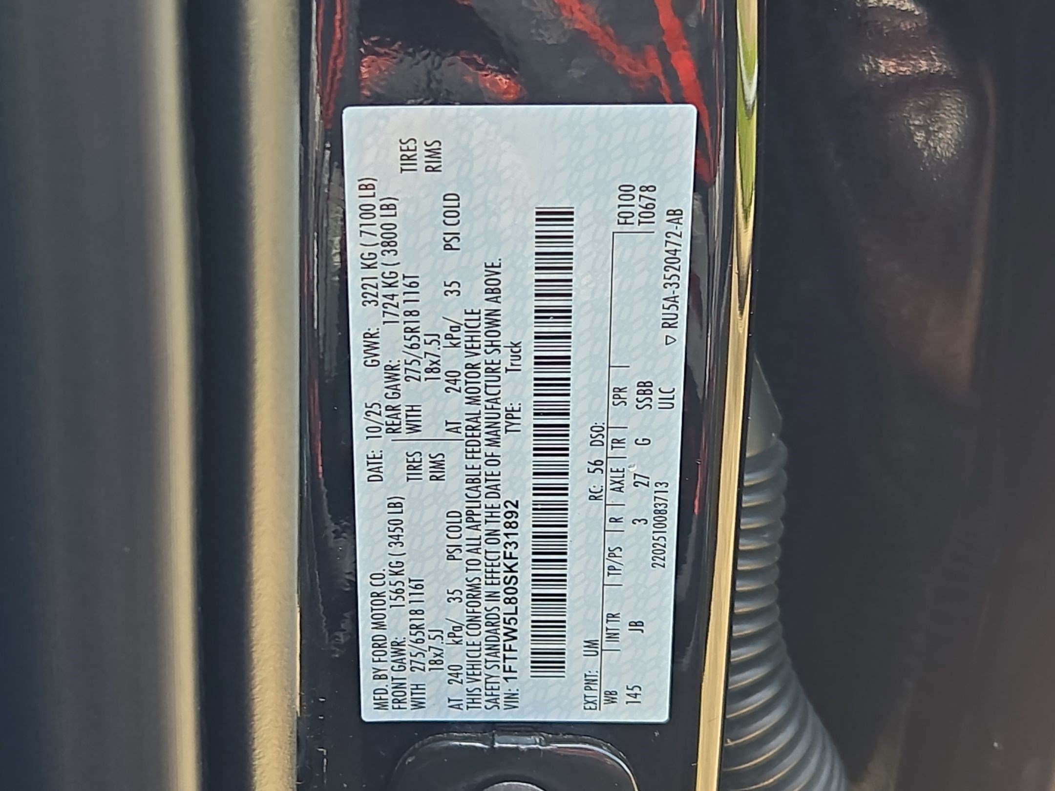 Certified 2025 Ford F150 Lariat AWD/4WD image 36