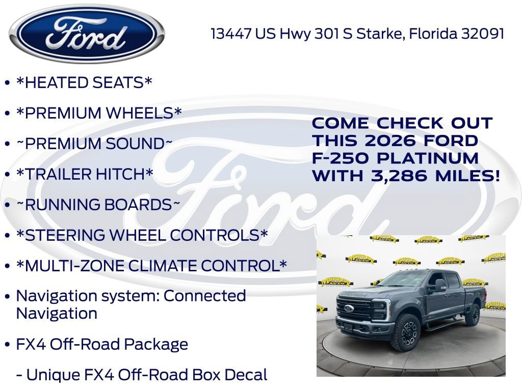 Certified 2026 Ford F250 Platinum AWD/4WD image 17