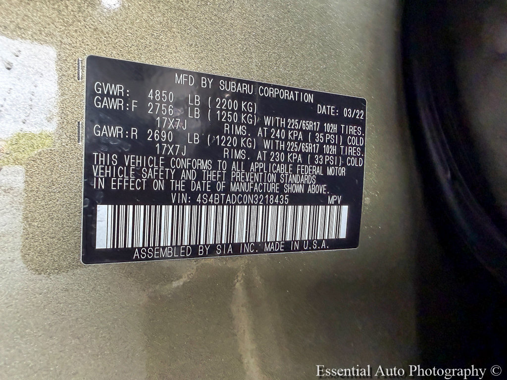Used 2022 Subaru Outback Premium w/ Popular Package #1 AWD/4WD image 25