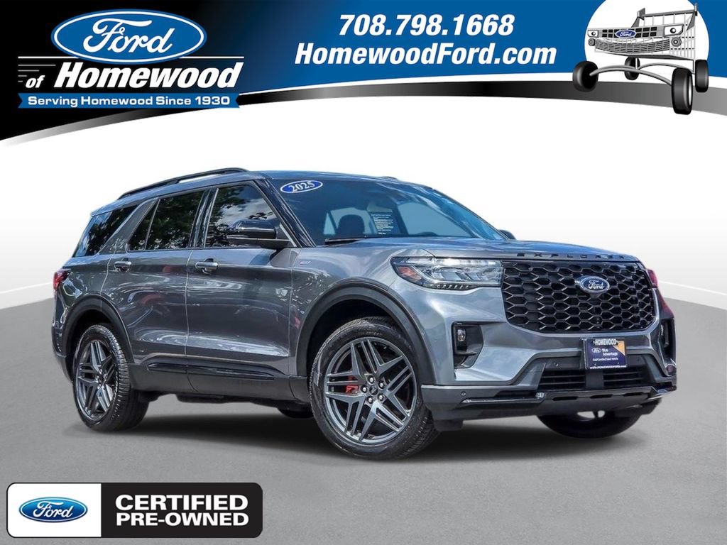 Certified 2025 Ford Explorer ST-Line w/ ST-Line Street Pack AWD/4WD image 1