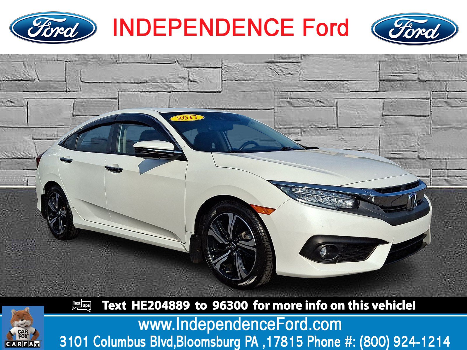 Used 2017 Honda Civic Touring