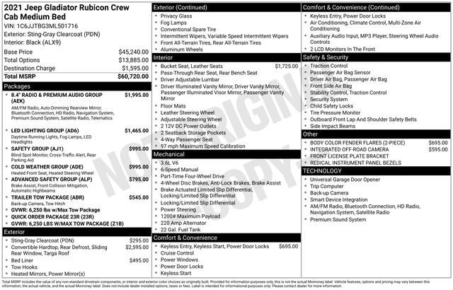 Used 2021 Jeep Gladiator Rubicon image 29