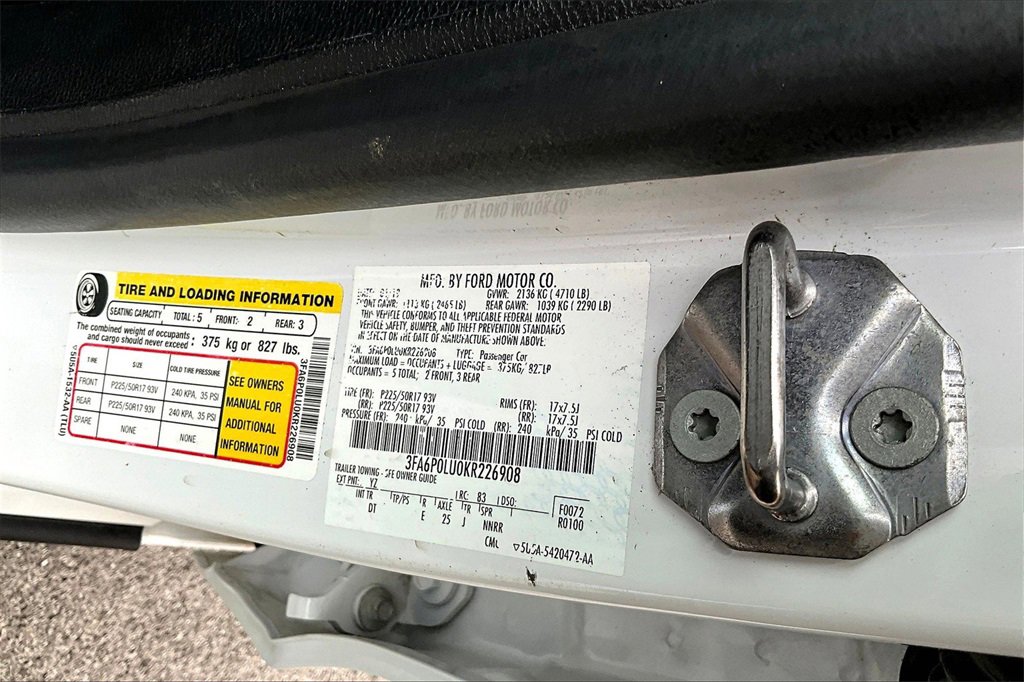 Certified 2019 Ford Fusion SE image 31