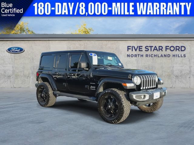 Used 2020 Jeep Wrangler Unlimited Sahara w/ Uconnect 4C Nav & Sound Group AWD/4WD image 2
