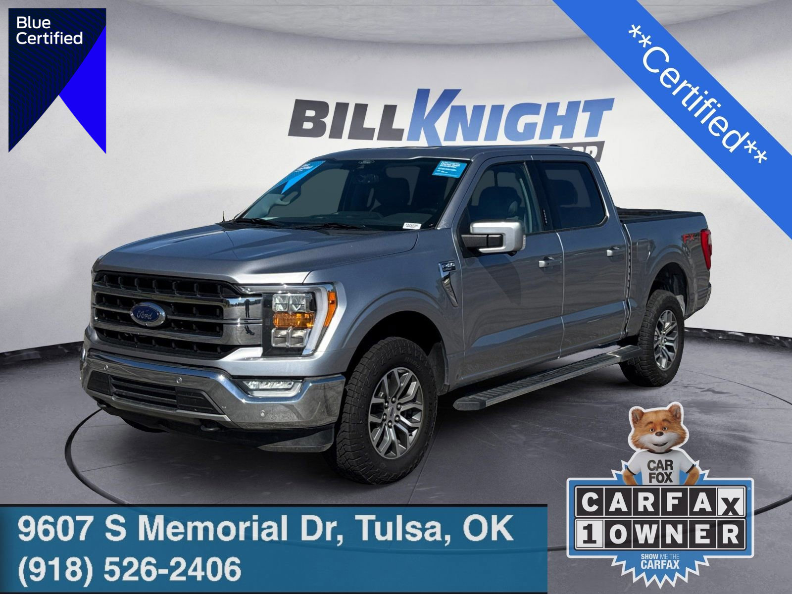 Certified 2021 Ford F150 Lariat w/ Equipment Group 501A Mid