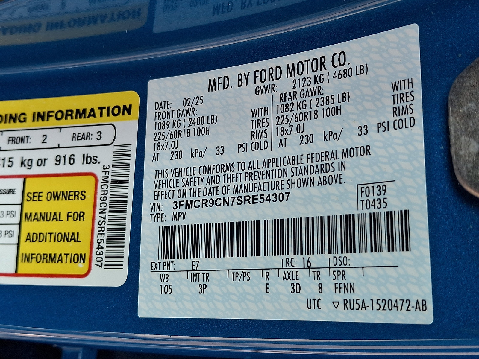 Certified 2025 Ford Bronco Sport Outer Banks AWD/4WD image 27