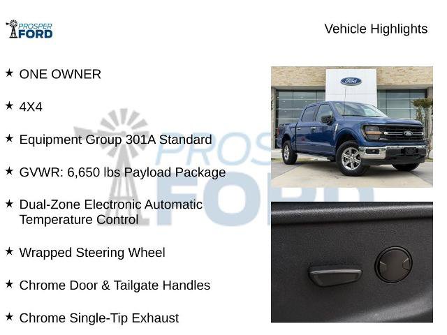 Certified 2025 Ford F150 XLT w/ Equipment Group 301A Standard AWD/4WD image 5