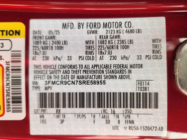 Certified 2025 Ford Bronco Sport Outer Banks w/ Outer Banks Tech Package+ image 27