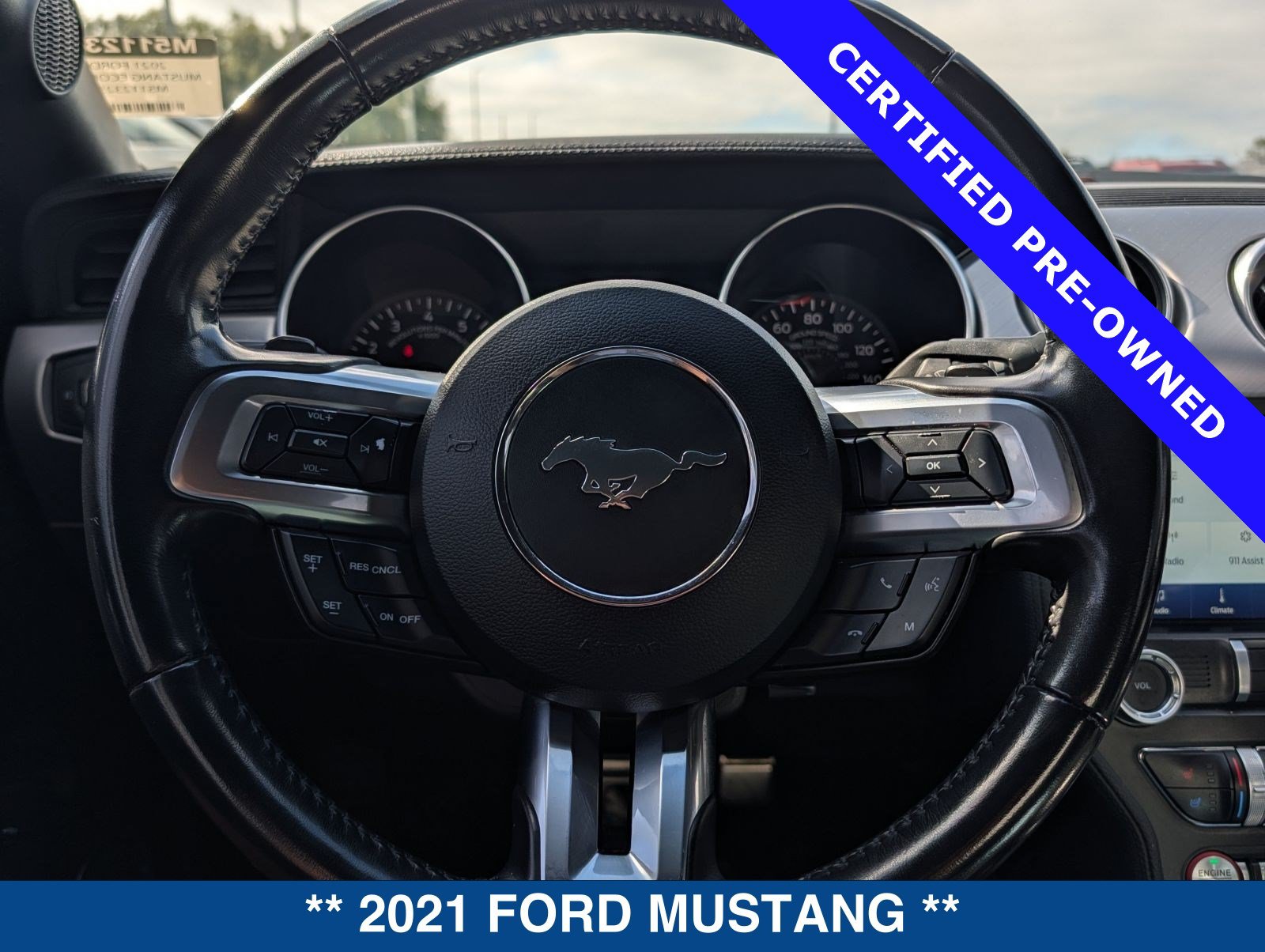 Certified 2021 Ford Mustang Premium w/ Black Accent Package RWD image 23