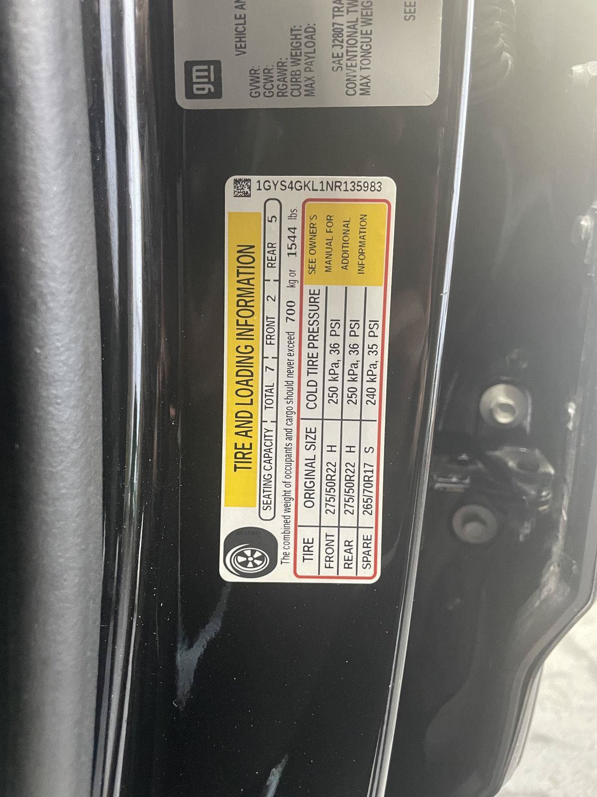 Used 2022 Cadillac Escalade Sport Platinum w/ LPO, ONYX Package AWD/4WD image 52