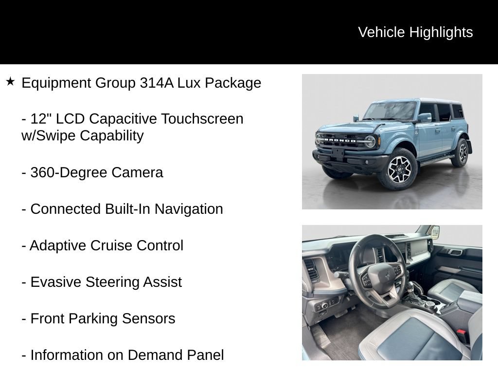 Certified 2023 Ford Bronco Outer Banks AWD/4WD image 6