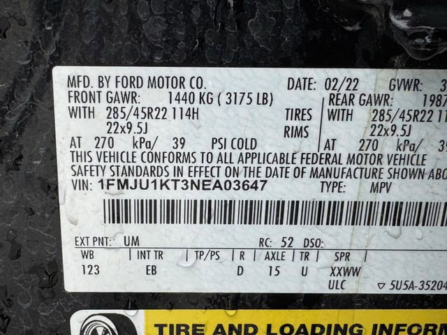 Certified 2022 Ford Expedition Limited RWD image 37