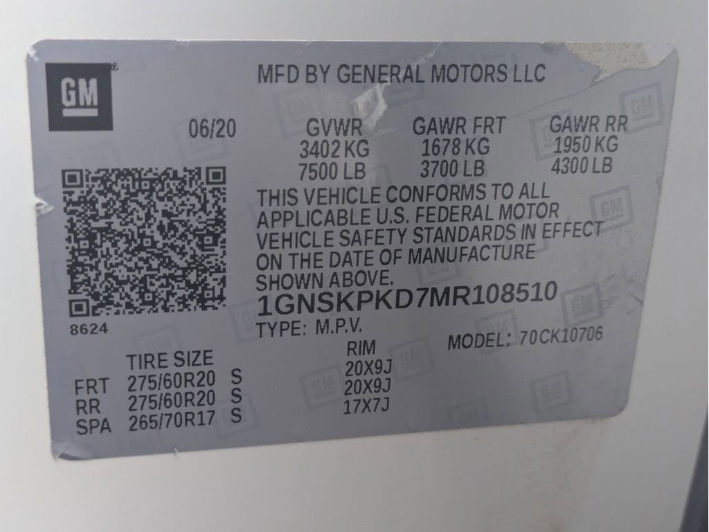 Used 2021 Chevrolet Tahoe Z71 w/ Z71 Signature Package image 33