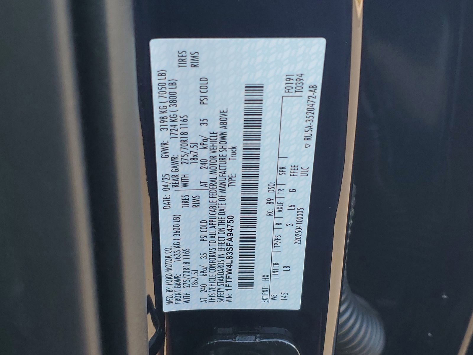 Certified 2025 Ford F150 Tremor w/ Tow/Haul Package AWD/4WD image 32