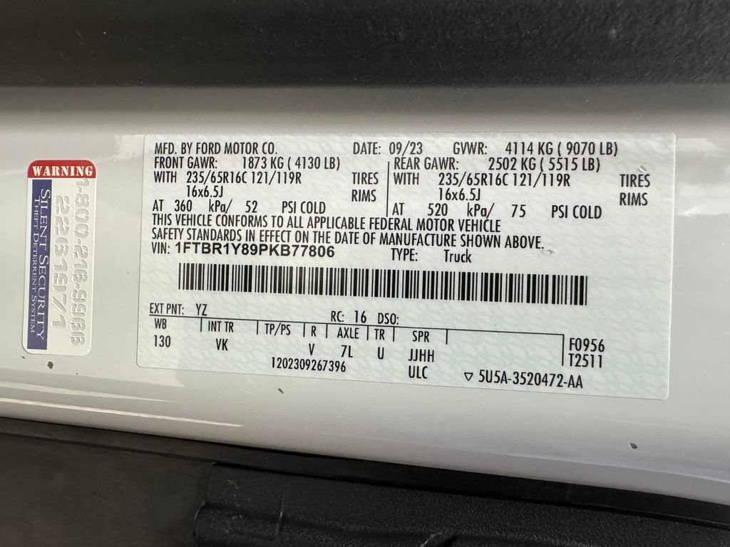 Certified 2023 Ford Transit 250 Low Roof RWD image 33