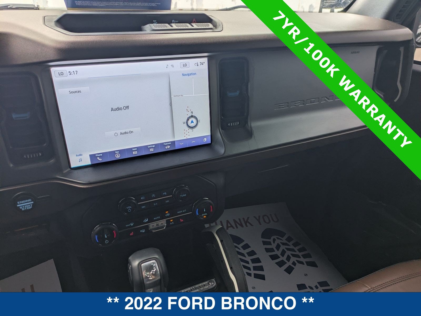 Certified 2022 Ford Bronco Outer Banks AWD/4WD image 30