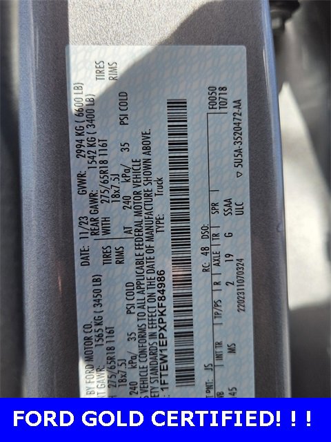 Certified 2023 Ford F150 XLT w/ Equipment Group 302A High image 19