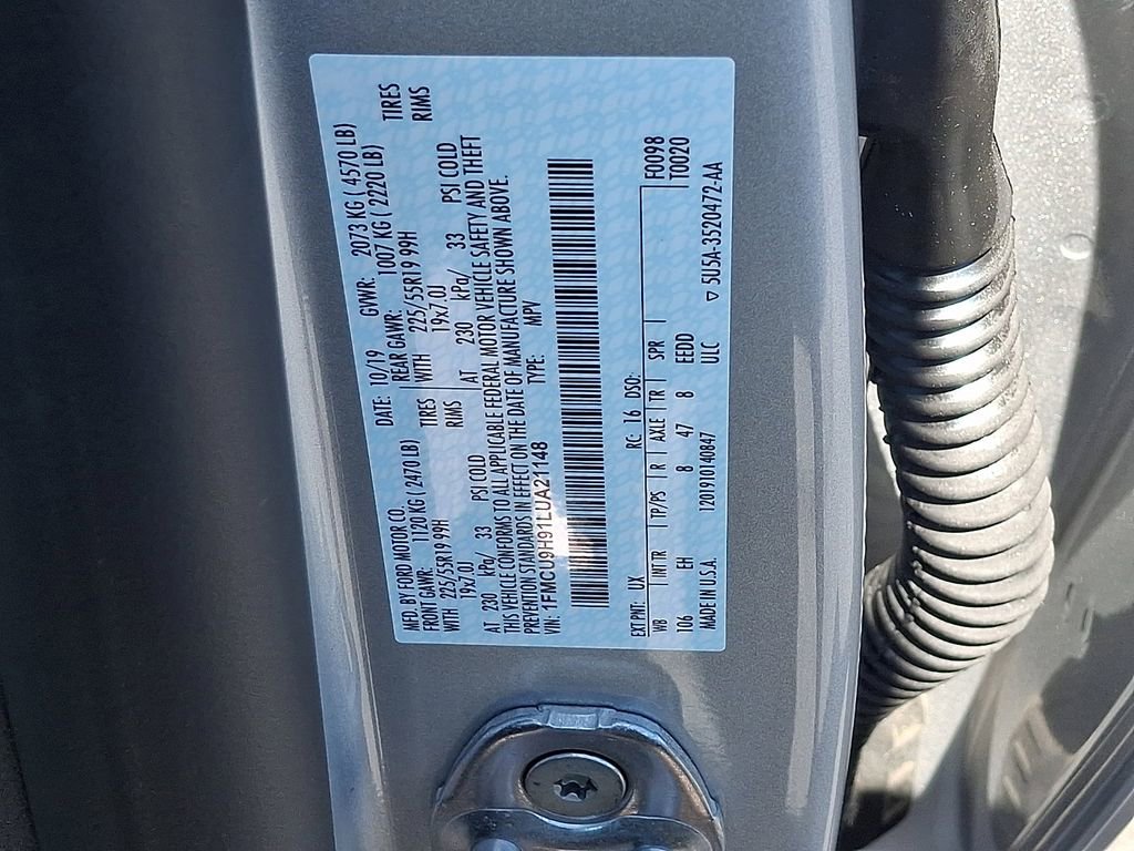 Certified 2020 Ford Escape SEL AWD/4WD image 26