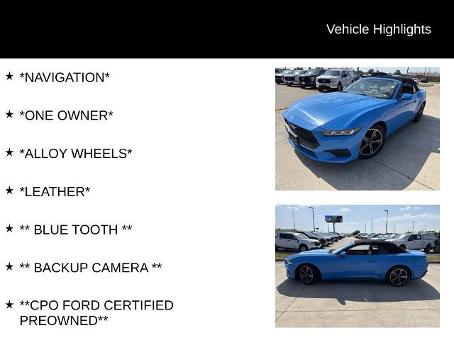 Certified 2024 Ford Mustang Premium RWD image 4