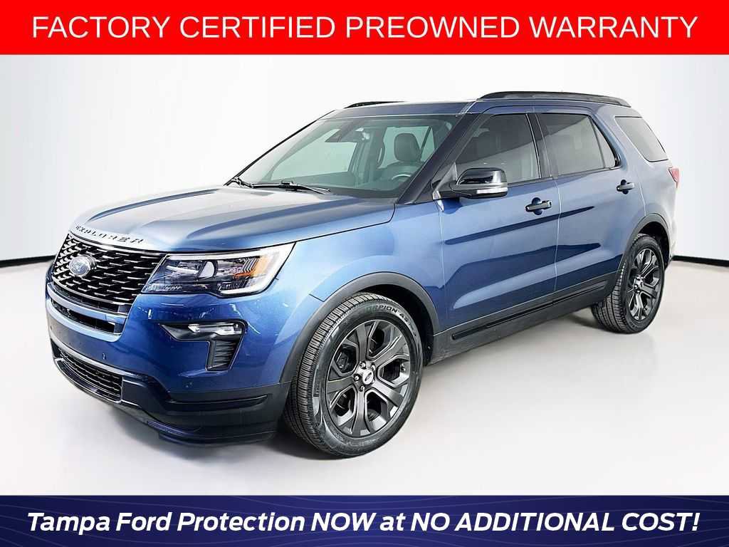 Certified 2018 Ford Explorer Sport w/ Equipment Group 401A AWD/4WD image 1
