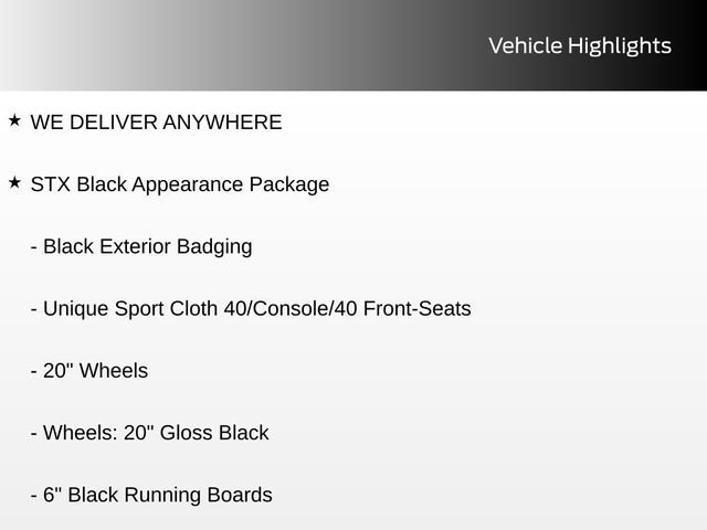 Certified 2025 Ford F150 STX w/ STX Black Appearance Package RWD image 9