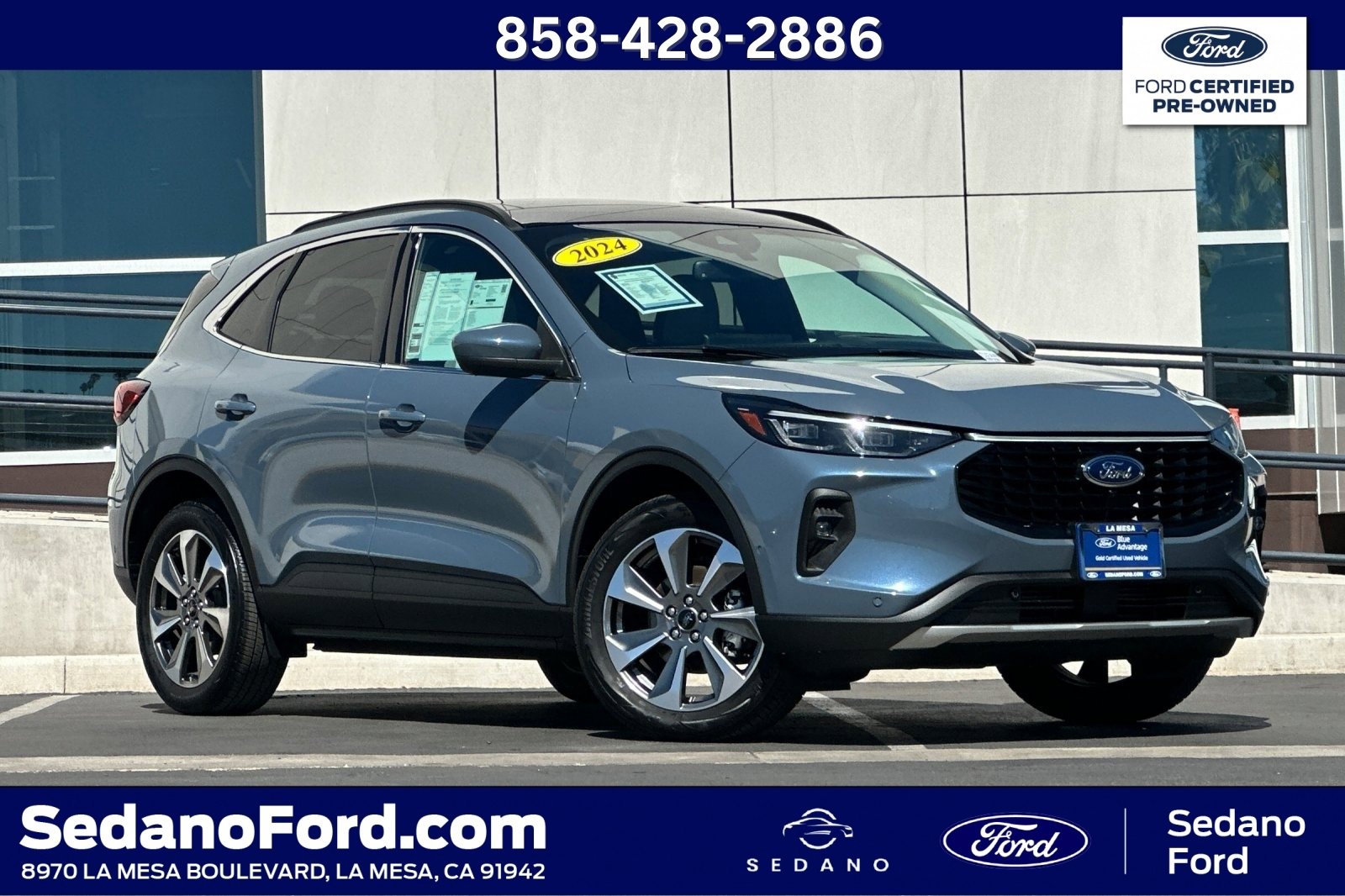 Certified 2024 Ford Escape Platinum w/ Premium Technology Package