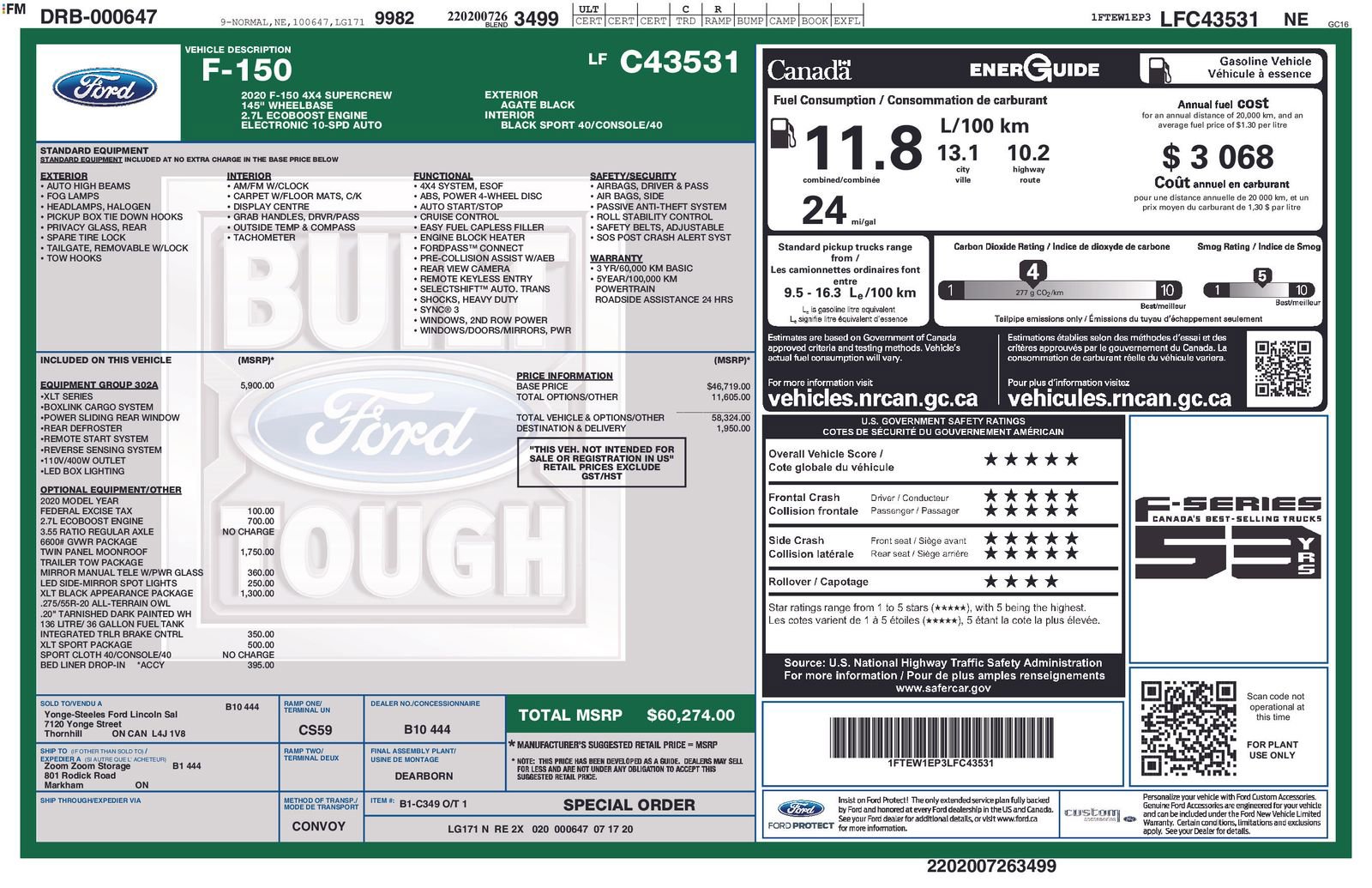 Certified 2020 Ford F150 XLT w/ Equipment Group 302A Luxury AWD/4WD image 4