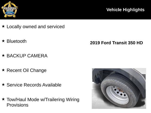 Certified 2019 Ford Transit 350 148 High Roof DRW RWD image 2